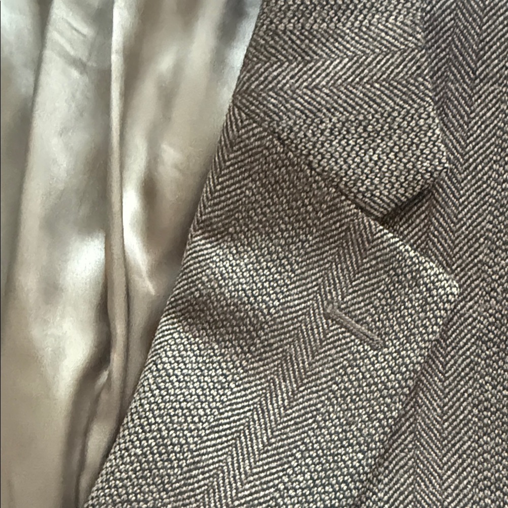 Ralph Lauren Men’s Herringbone Tweed Wool Men's Brown Blazer 44L - Picture 9 of 10